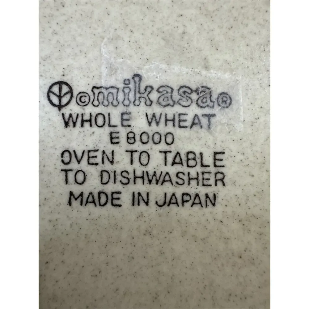 8 Vintage Mikasa Whole Wheat 8 1/2